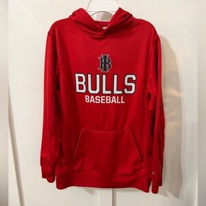 Indiana Bulls Baseball Red Hoodie